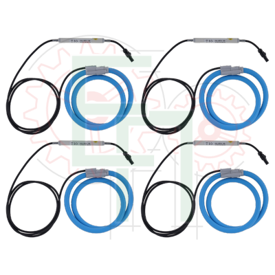 S 2047 --- 4 шт. 1227, 1-фазних гнучких струмових кліщів 3000/300/30 А / 1 В